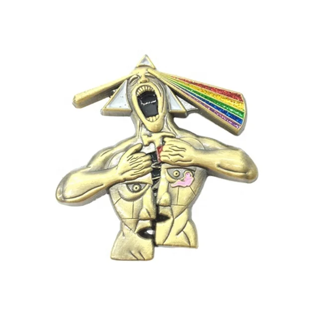 Personalized Casting Type and Gift Use Plated Technique Metal 3d lapel pin