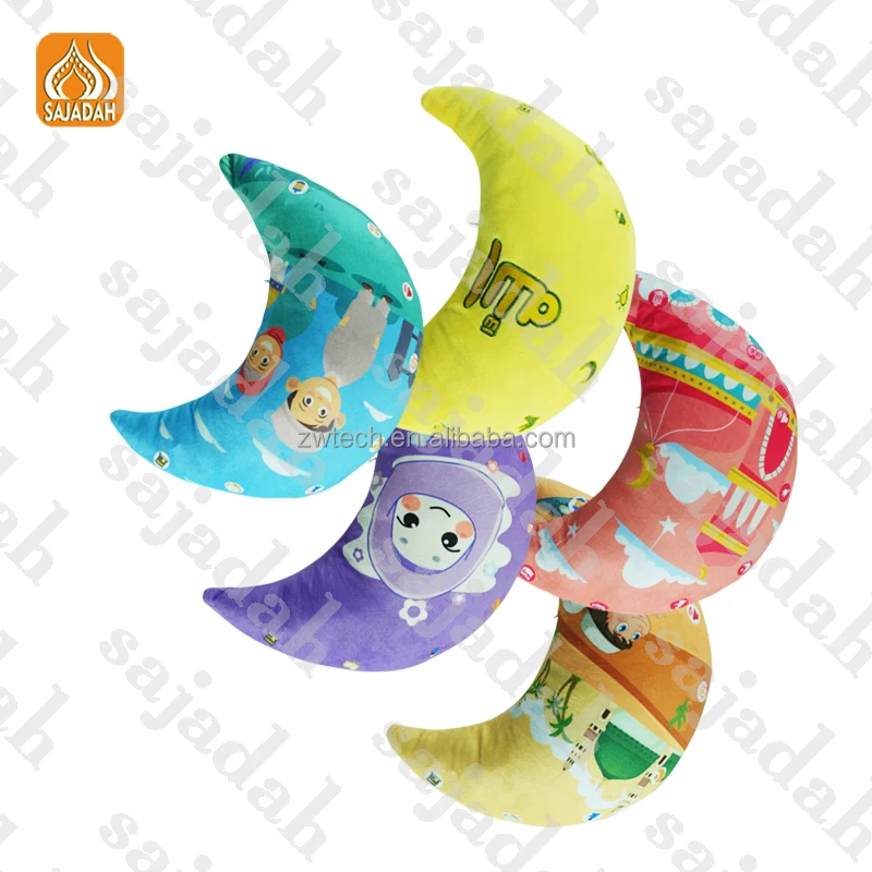 Исламский мягкий подарочный набор Корана Zikir Quran Moon игрушки для детей музыкальная мусульманская Подушка с подсветкой