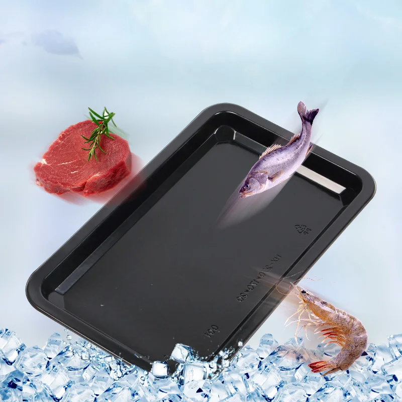 Supermarket Disposable VSP Frozen Tray Vacuum skin pack PP Meat Packaging Plastic Disposable Frozen Food Tray