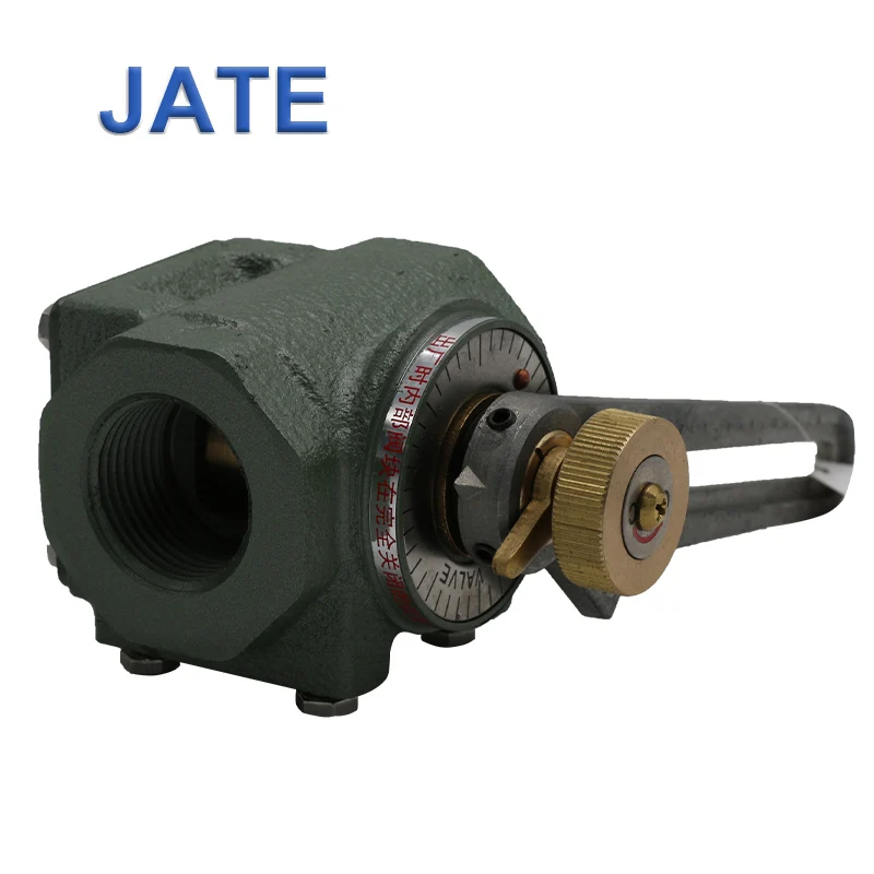 JATE SVP 40  Sanitary  Double Flanged  Manual Butterfly Valve With Pull Handle cast iron