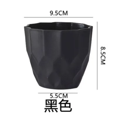 Indoor Balcony Plant Pot Bluk Plastic Grow Box Black Plant Seeding Pots Nursery Transplant Flower Pots