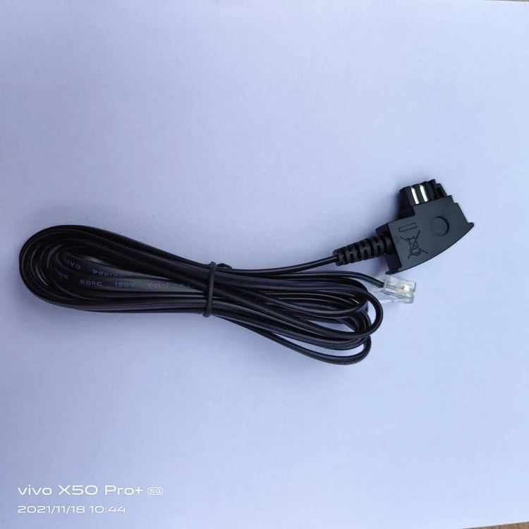 New Design Rj11 Rj12 6p6c 6p2c Telephone Cord German Standard Connector Cable