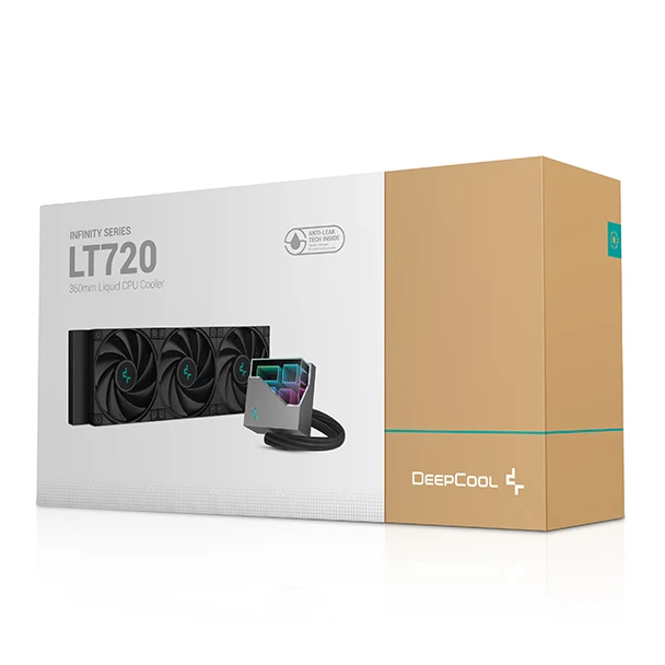 Новый процессорный кулер DEEPCOOL LT720-RGB 360 мм AIO водяное охлаждение для AMD и Intel CPU ARGB процессорный кулер