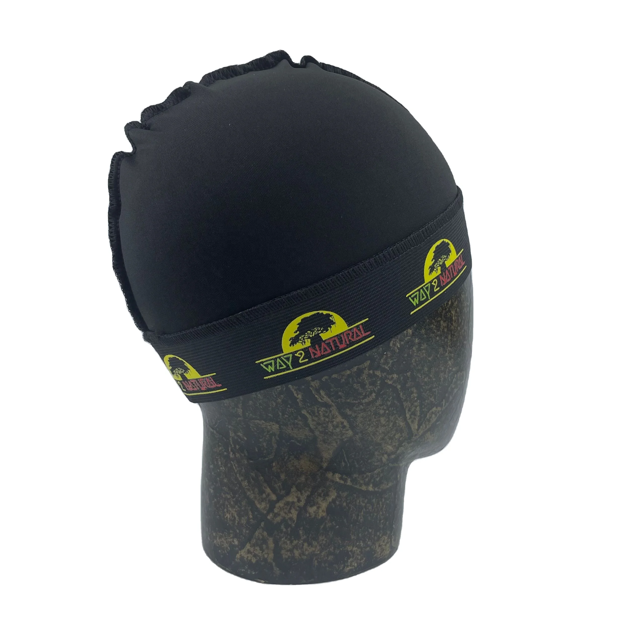 Модная мужская шелковая волнистая шапка с резинкой шелковые банданы Durag для мужчин