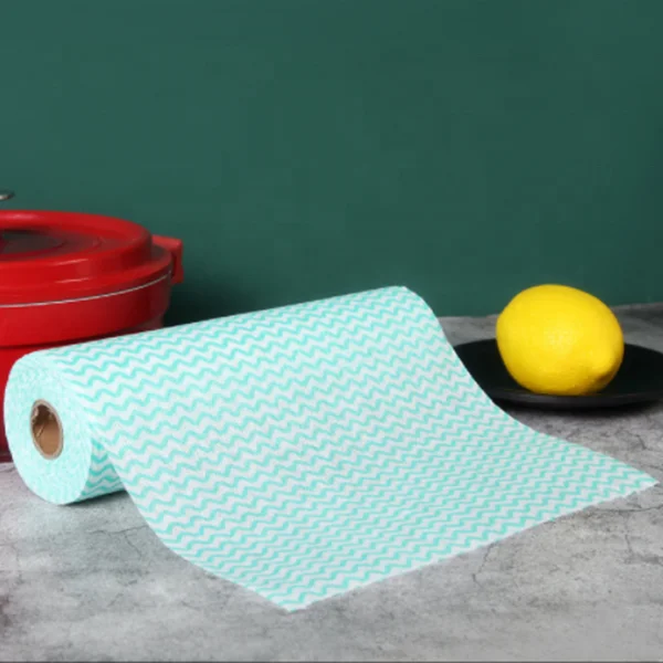 Cleaning Products Customized Disposable  Washcloth Towel Kitchen Dish Cleaning Cloth Roll For Household Cleaning Wipes