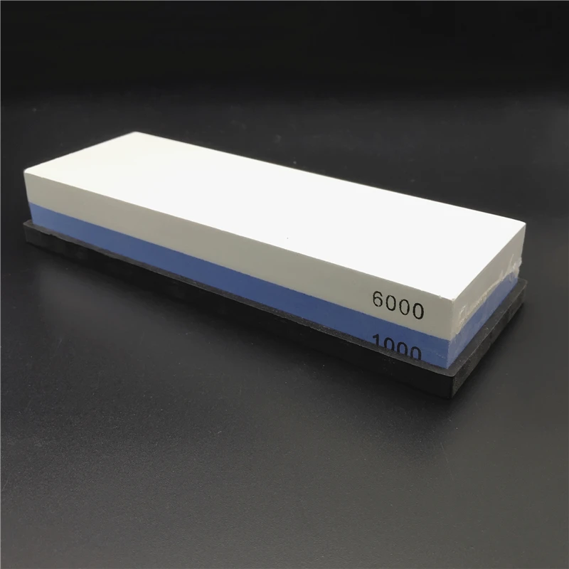 Kitchen Knife Sharpening Stone With 2 Side Grit 1000/6000