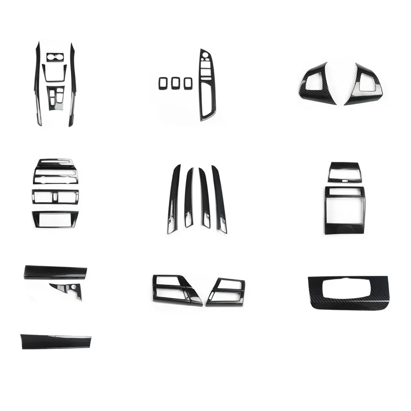 Factory Spot BM W 08-13 X5 E70 E71 Car Modified Mahogany Carbon Fiber Center Console Gear Interior Decoration RHD LHD