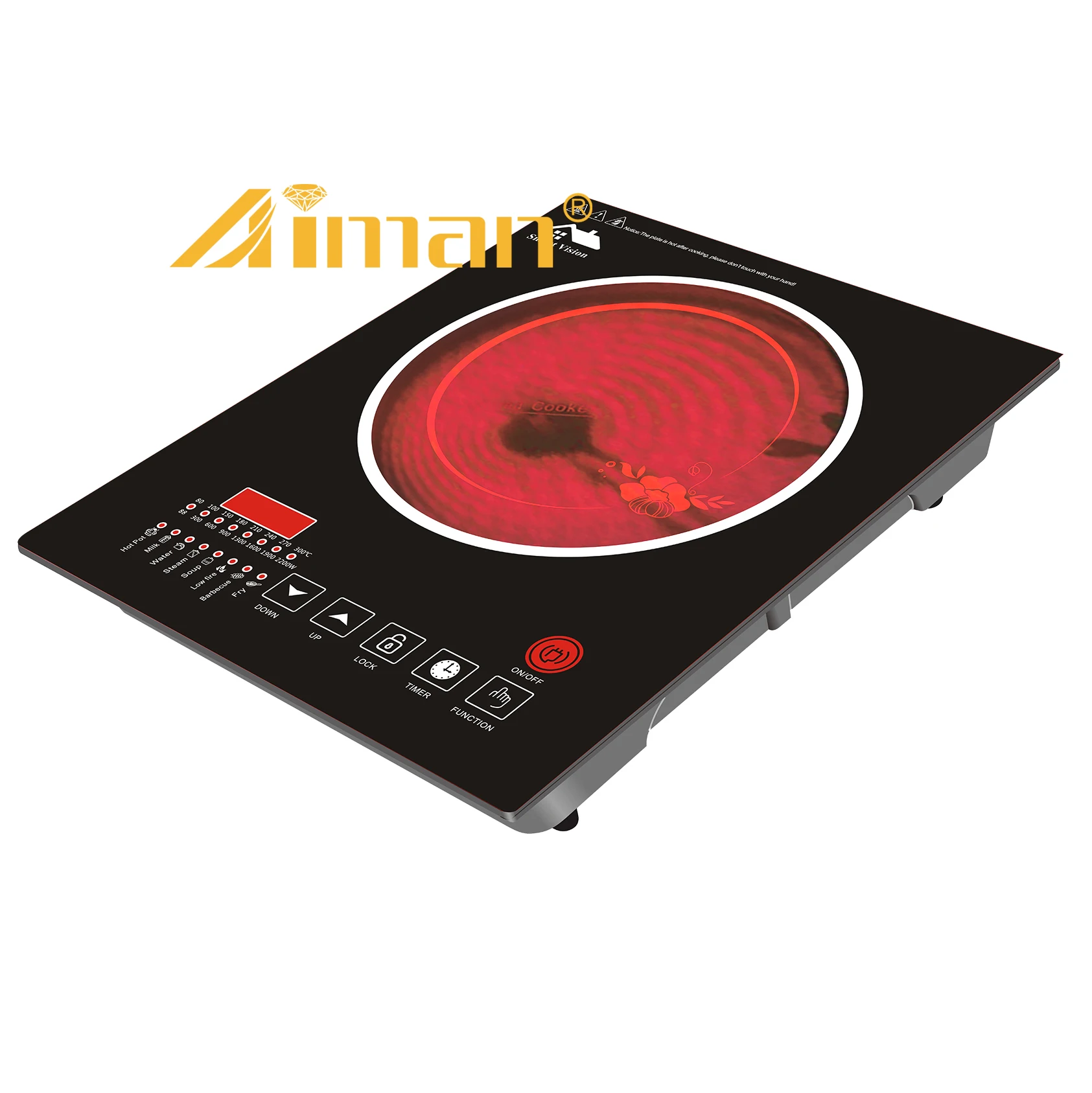 Wholesale 3500W Induction Cooker Top Electro Magnetic Smart Digital Electric Hotpot Ceramic Infrared Cookers