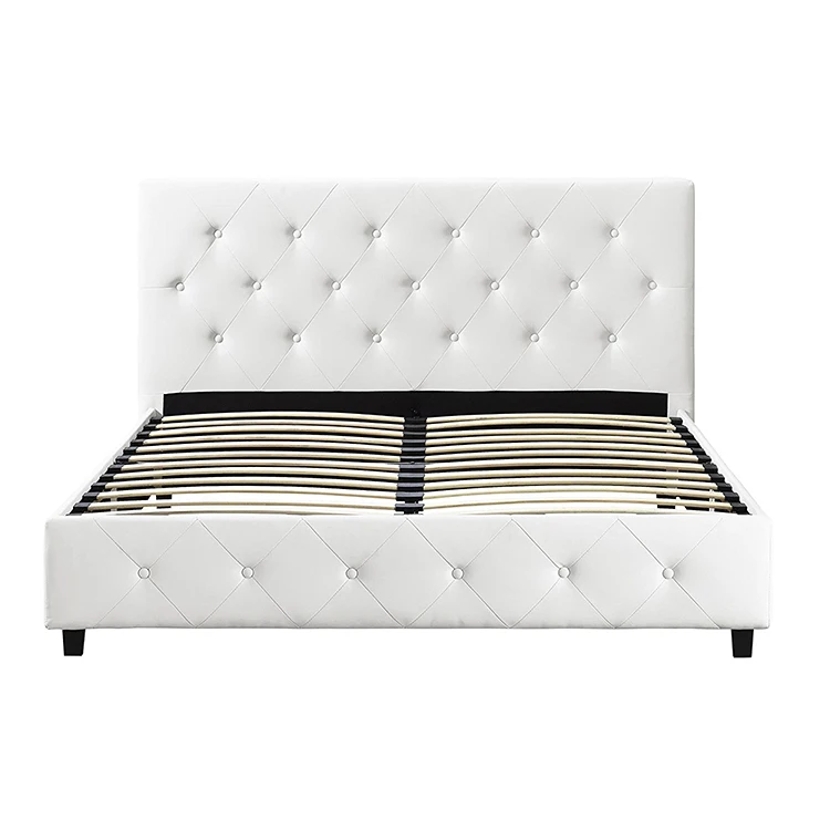metal upholstered headboard king modern white tufted wooden low platform iron beds prices single white color pakistan dormitory