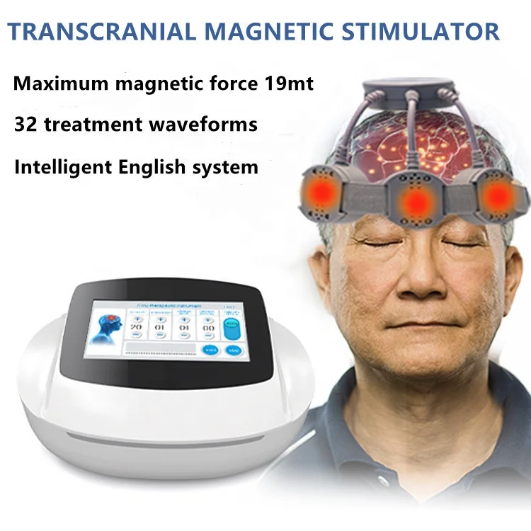 Rtms Transcranial Magnetic Stimulation for Stroke,adult and Children Insomnia Anxiety Depression Autism Brain Therapy Apparatus