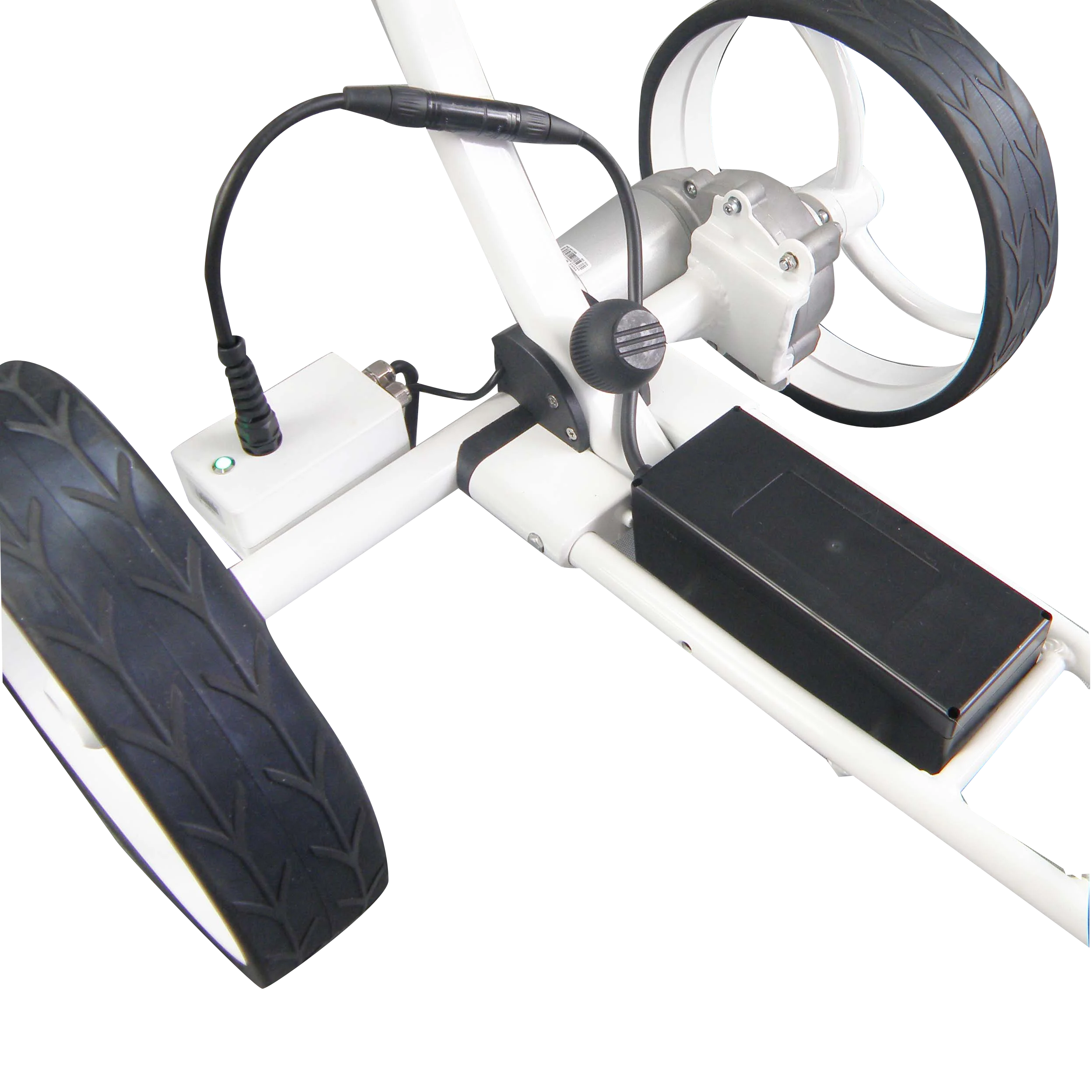 Innovative and compact electric golf trolley (Smart-E)