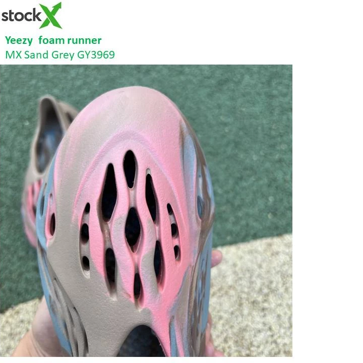 Original Boxes Quality Yeezy Foam Runner Mx Sand Grey Sandals Stock X Pink Yezzy Slides Slipper Big Sizes US4-US13 for Men Women