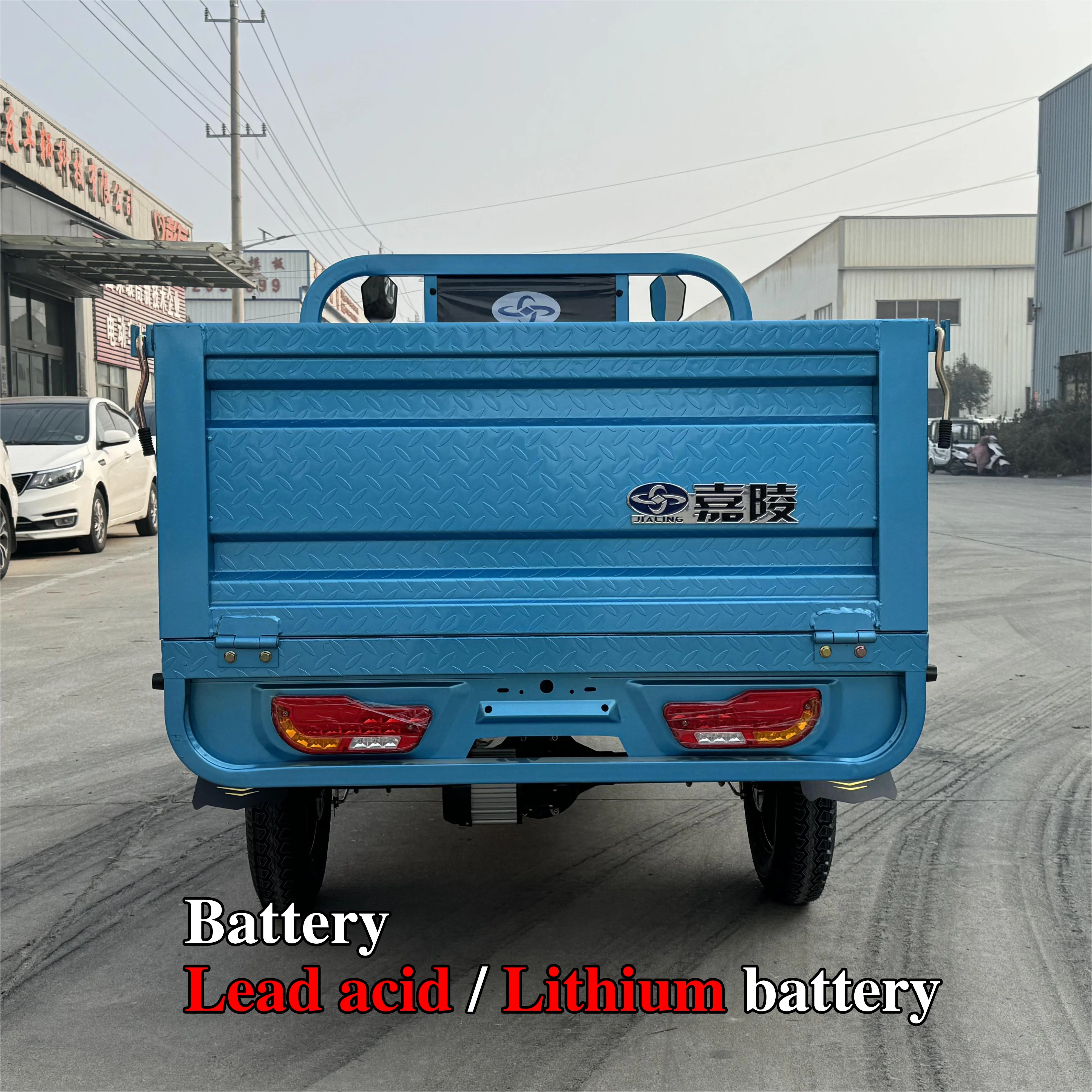 ZZ160 Electric cargo tricycle 3 wheel electric for cargo hot selling in china