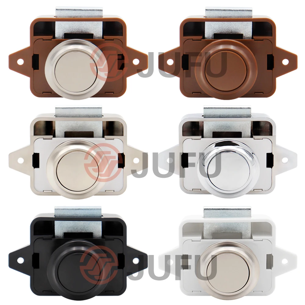 TP005-BG Golden push button lock latch push LOCK for motorhome furniture