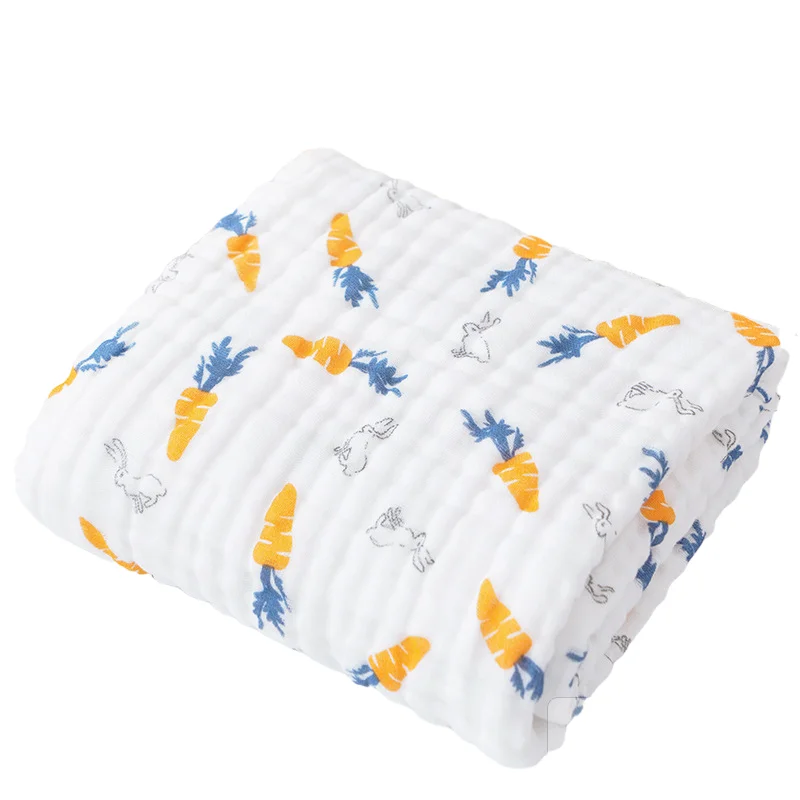 organic fox muslin 4 snugly baby swaddle receiving layer blanket quilted blankets 6 customize  fabric 100% set cotton