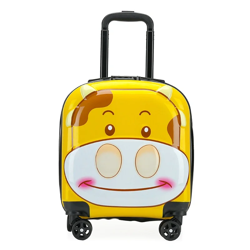 Hard Shell Children Fashion Luggage Kids Cartoon Trolley Suitcase for Travel