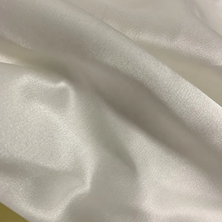 65% Rayon 35% Silk Half-Bleached Silk Satin viscose Fabric