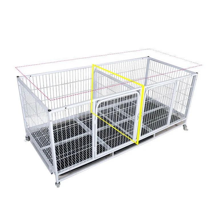 Galvanized Square Tube Large Cage Pigeon Breeding Chicken Duck Cat Dog Pet Cage
