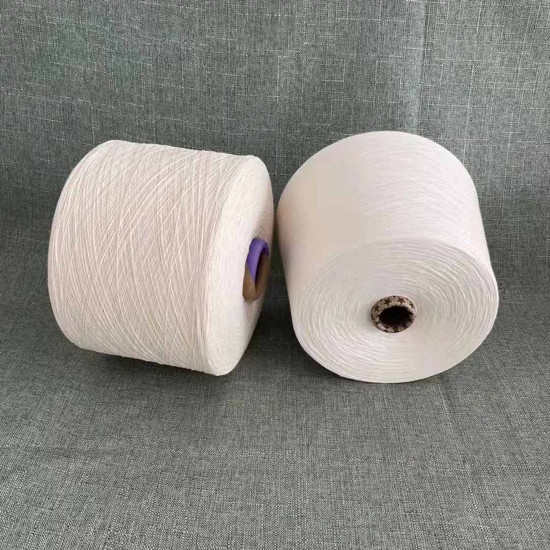 Factory Price 100% Cotton 30S 32S Combed Compact Spin Knitting Raw White Cotton Ring Spun Weaving Yarn