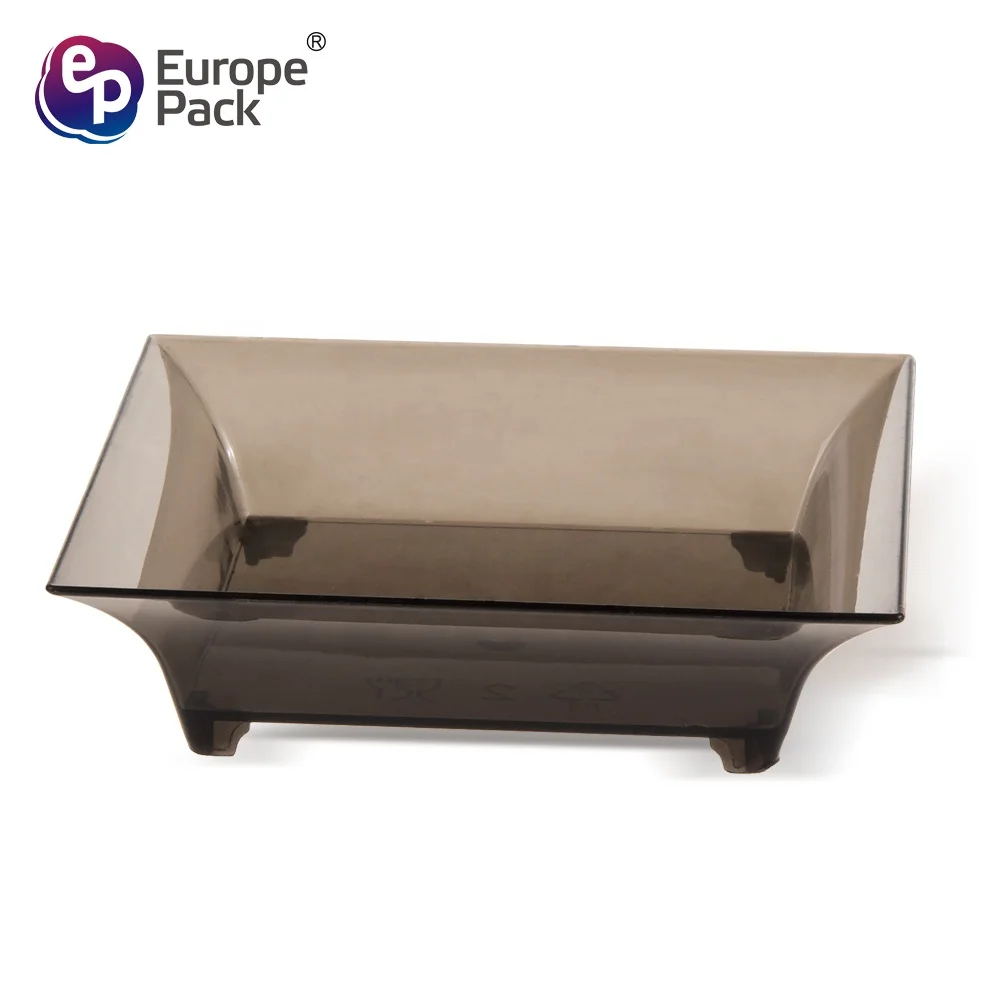 Dishwasher safe most popular products party clear PS disposable mini cheese plates for sale