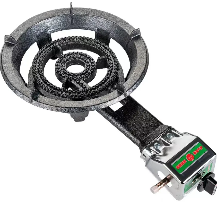 YIUAN restaurant kitchen appliance commercial single low pressure cast iron gas cooker 1 burner wok stove