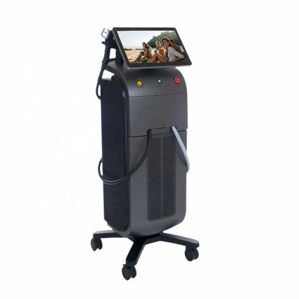 Cloud computing 2023 Hot Dual or one Heads Ice Titanium CE TUV ISO Hair Removal Diode Laser 1600-2000W 755 808 940 1064nm 4 wave