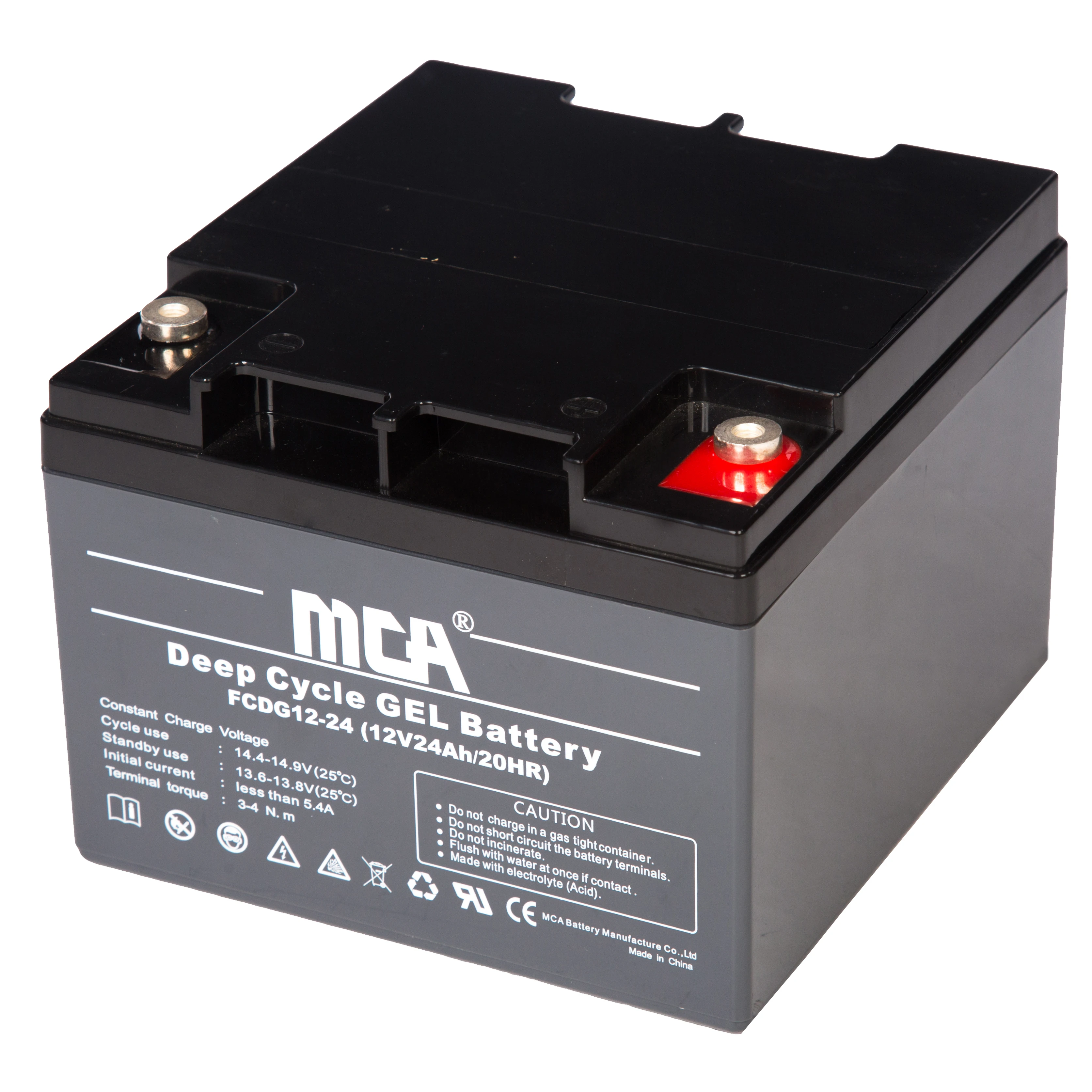 12v 35ah SMF VRLA Deep Cycle Gel Battery For Monitoring System