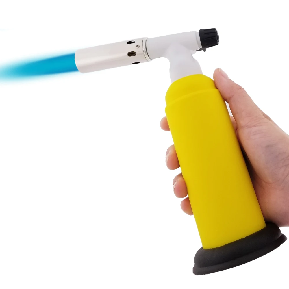 BS-851 Adjustable Flame Jet Butane Gas BBQ Camping Culinary Blow Torch Lighter