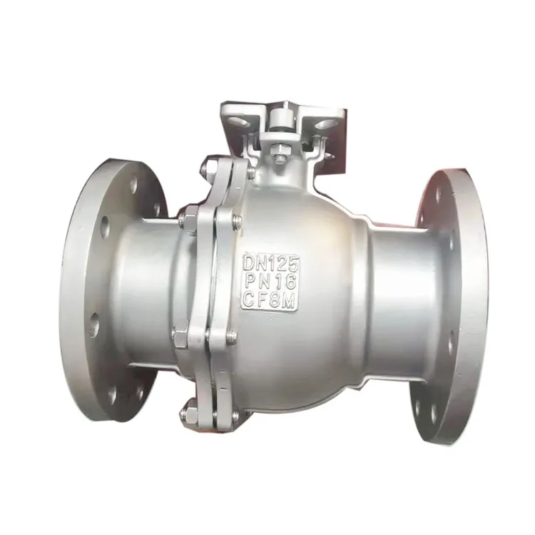 2PC Flanged Stainless Steel DN50 DIN F4 Ball Valve Price