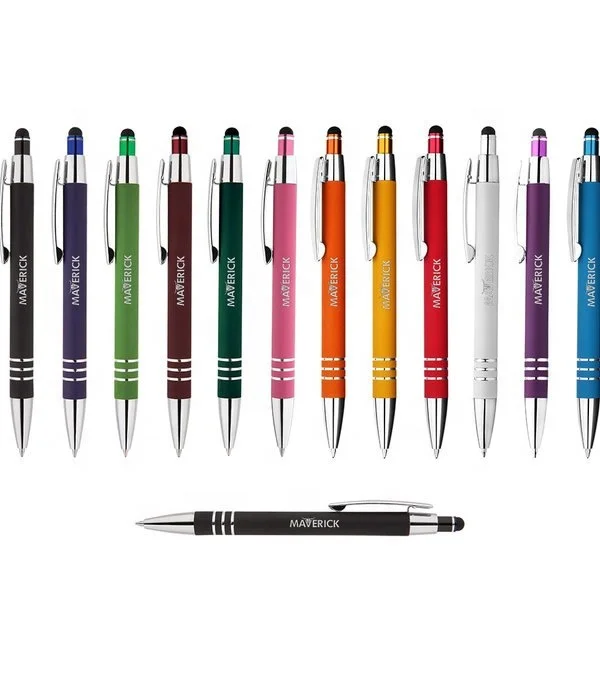 Wholesale High Quality Fashion Corporate Gift Rose Gold Design Premium Click Metal Ballpoint Pens With Custom Laser logo