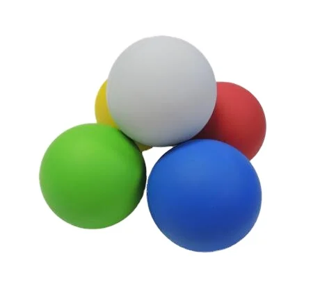Custom Logo Racketball 55mm/60mm Rubber Balls Colorful Solid High Bounce Rubber Ball Racquetball Frescobol Squash Ball