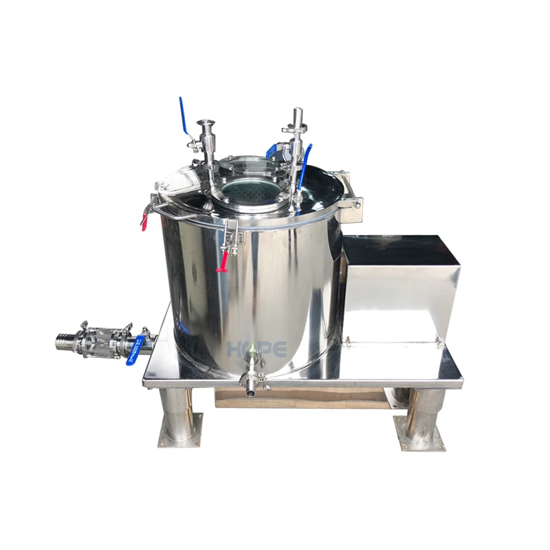 Top discharge centrifuge centrifugal separator spining centrifuge oil machine