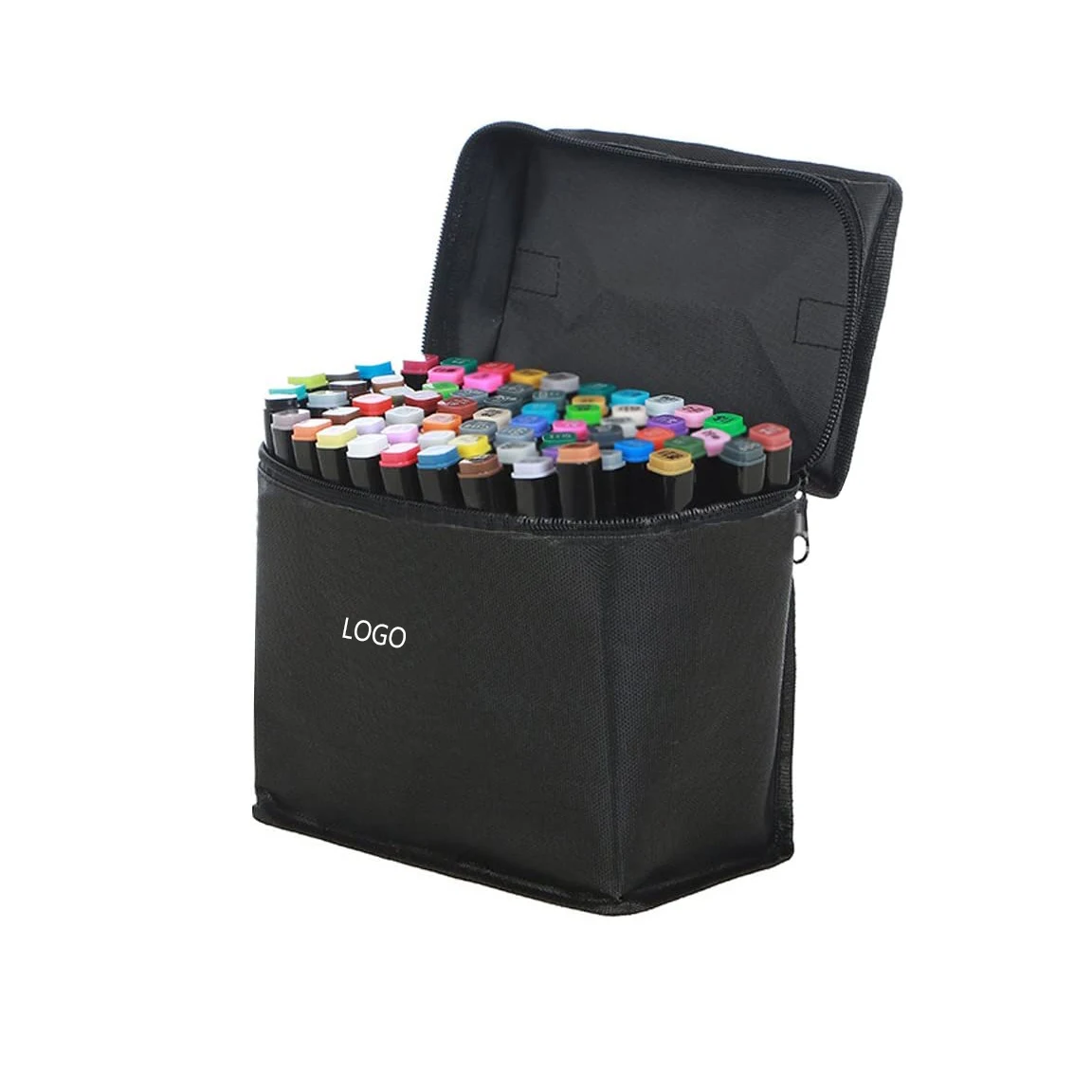 Marker Pen Case Holder Storage Bag Pencil Case Stationery Pouch Pen Zipper Bag OEM Accepted