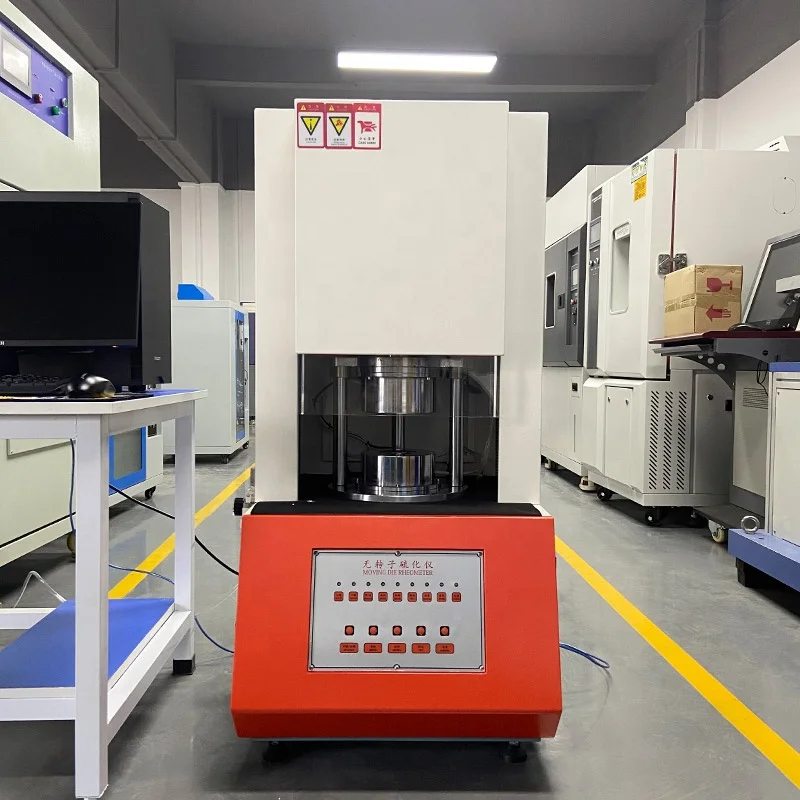 Computer Servo Plastic Torque Vulcanized Rotorless Rubber Industrial Lab No Rotor Moving Die Rheometer