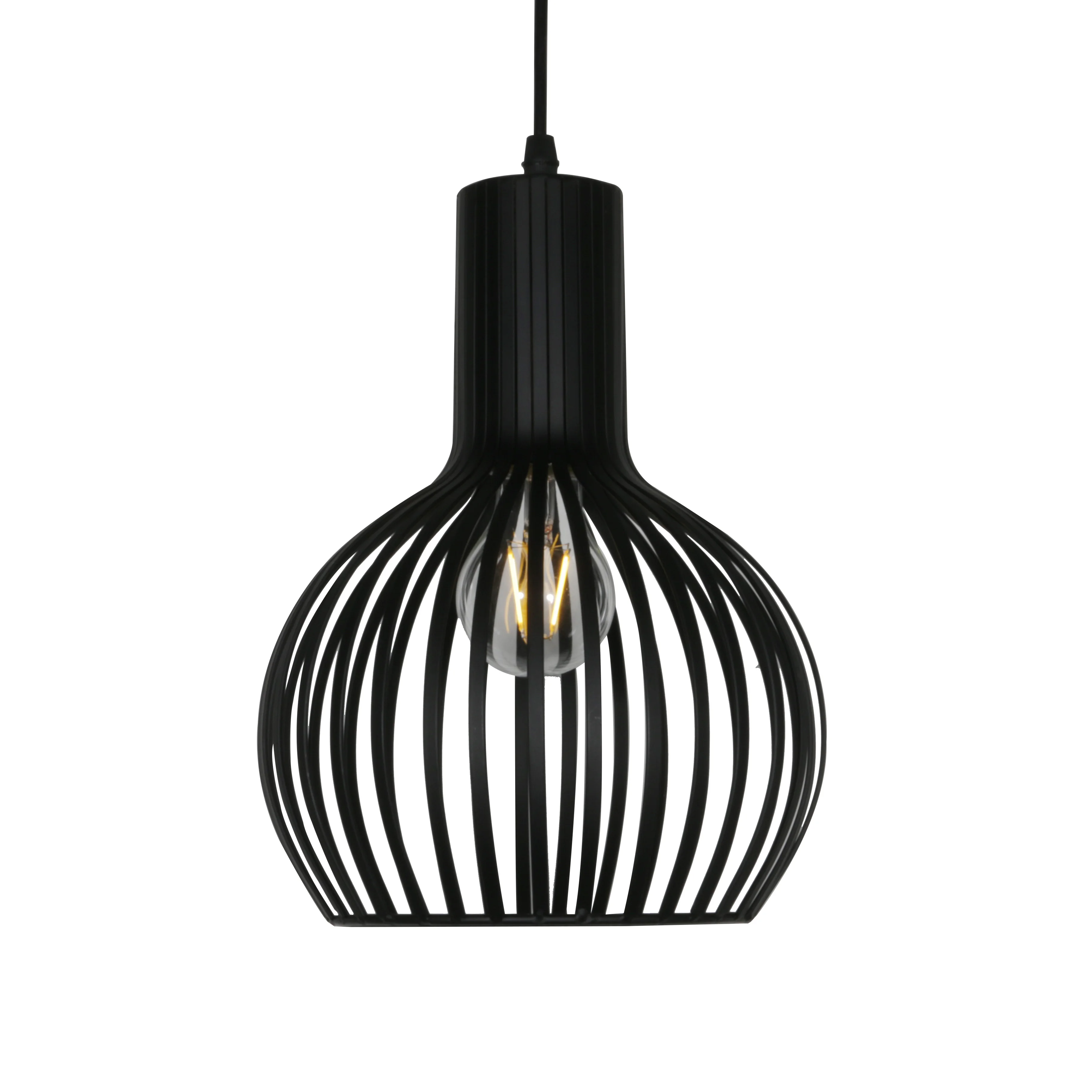 modern black minimalist style art metal restaurant chandeliers & pendant lights