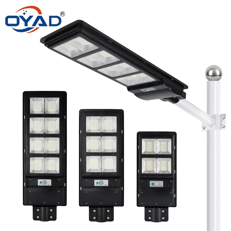
High Power Radar Sensor Smd Waterproof Outdoor Ip65 60w 90w 120w Integrated All In One Led Solar Street Lights 