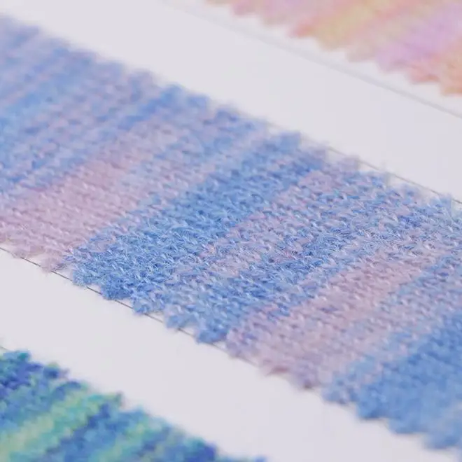 Xinglin15Nm colorful mohair 15% acrylic 45% nylon 30% polyester 10% wool Mohair like blend yarn  for sweaters knitting