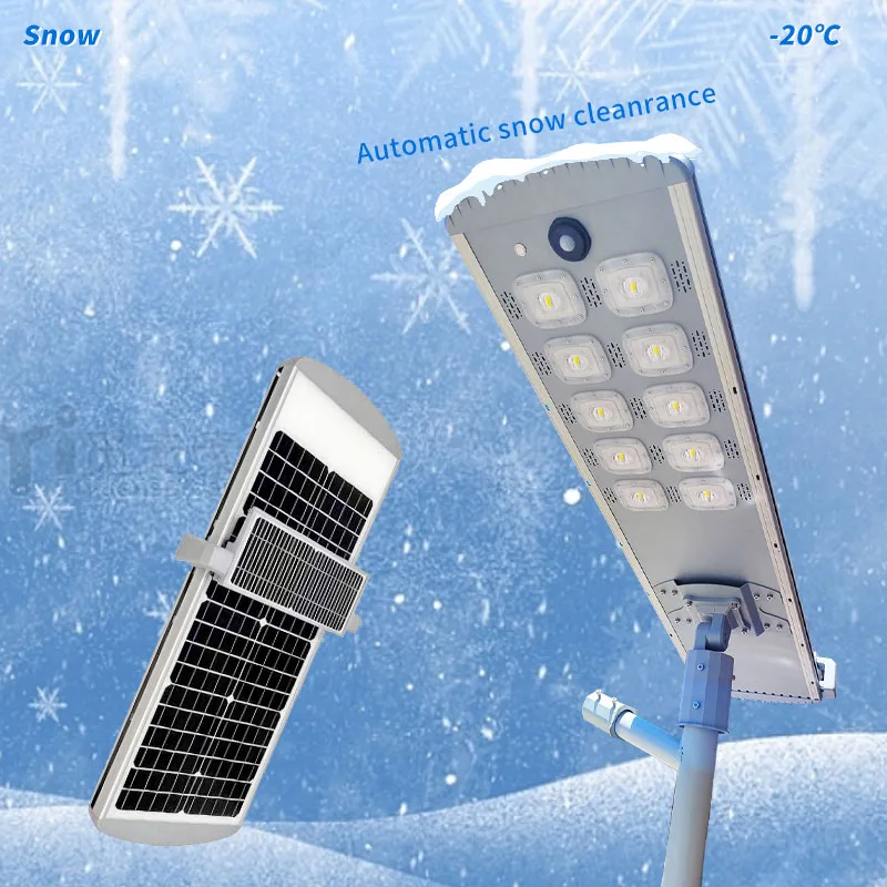 Self Cleaning  Lamps Waterproof All In One Led Solar Street Light For High Way Road automatic