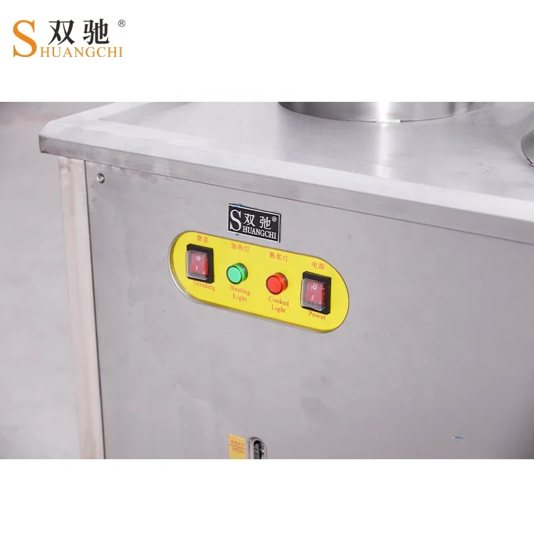 Shuangchi 50L professional commercial gas stainless steel soybean tofu making machine soybean milk making