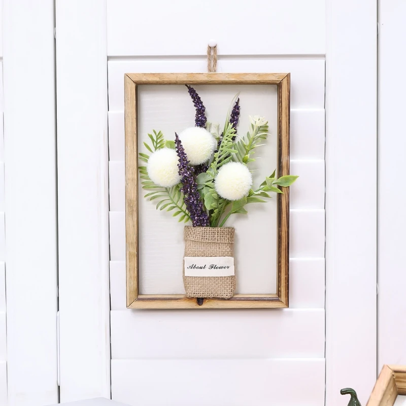 Custom high quality 3D picture frame diy simulation flower picture frame home wall hanging decoration