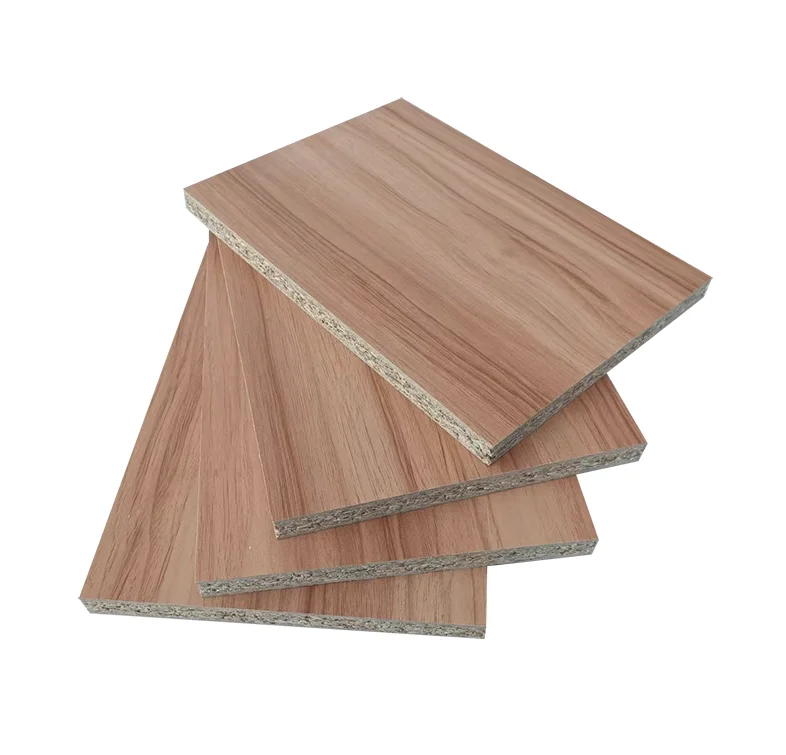 Melamine particle board used For Construction thickness 9-32mm wood material poplar combine core Cheap Price
