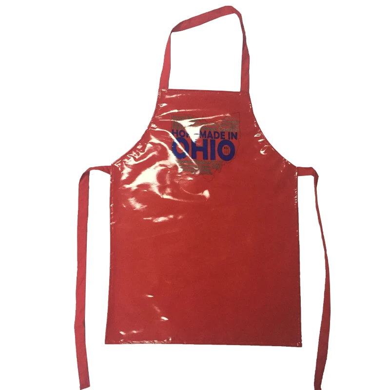Durable waterproof PVC coated kitchen apron cleaning apron