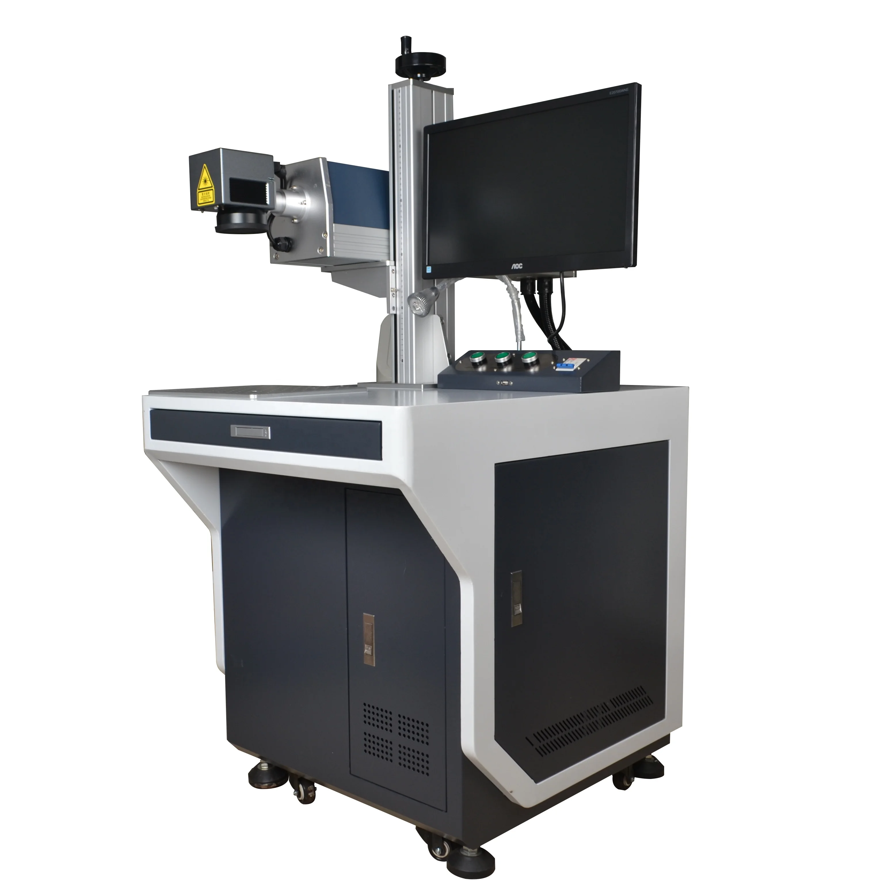 50w Fiber laser marking machine & engraving machine Max fiber laser source metal marker making and engraver making on sale ML-50