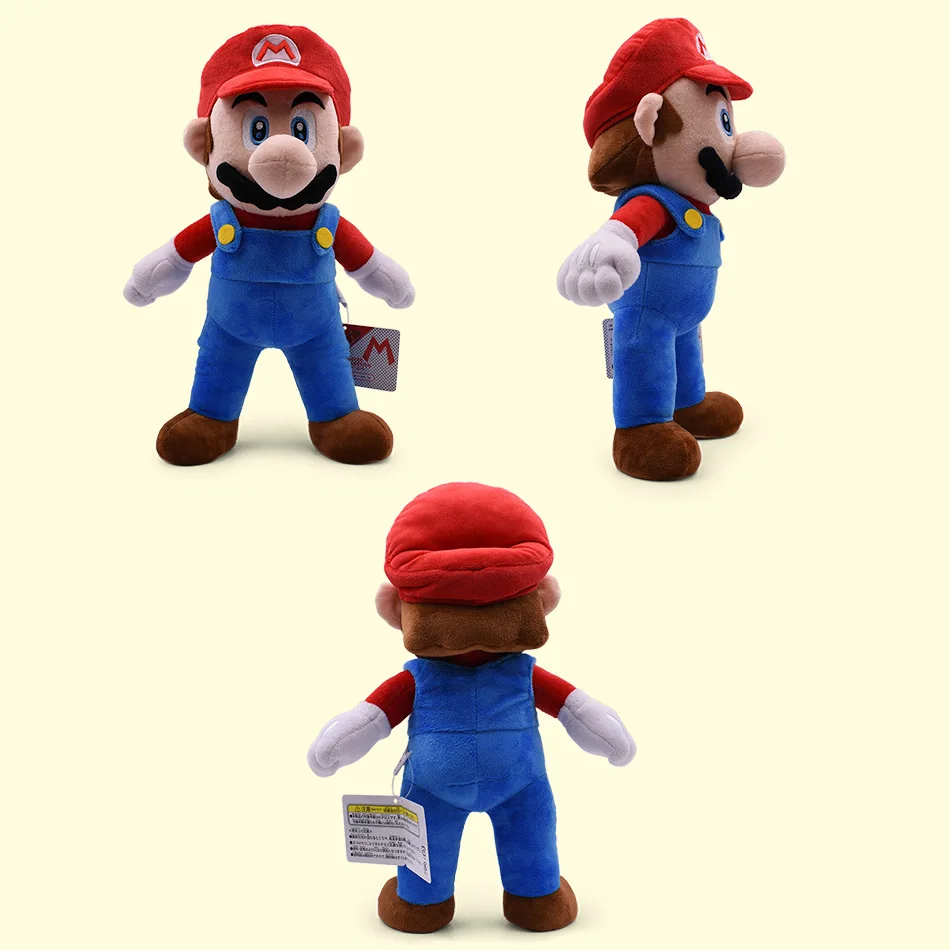 HWA 101796 Wholesale 25cm Super Mario Bro Plush Toy Mario yoshi Dinosaur Game Anime Characters Decoration Game Peripheral Dolls
