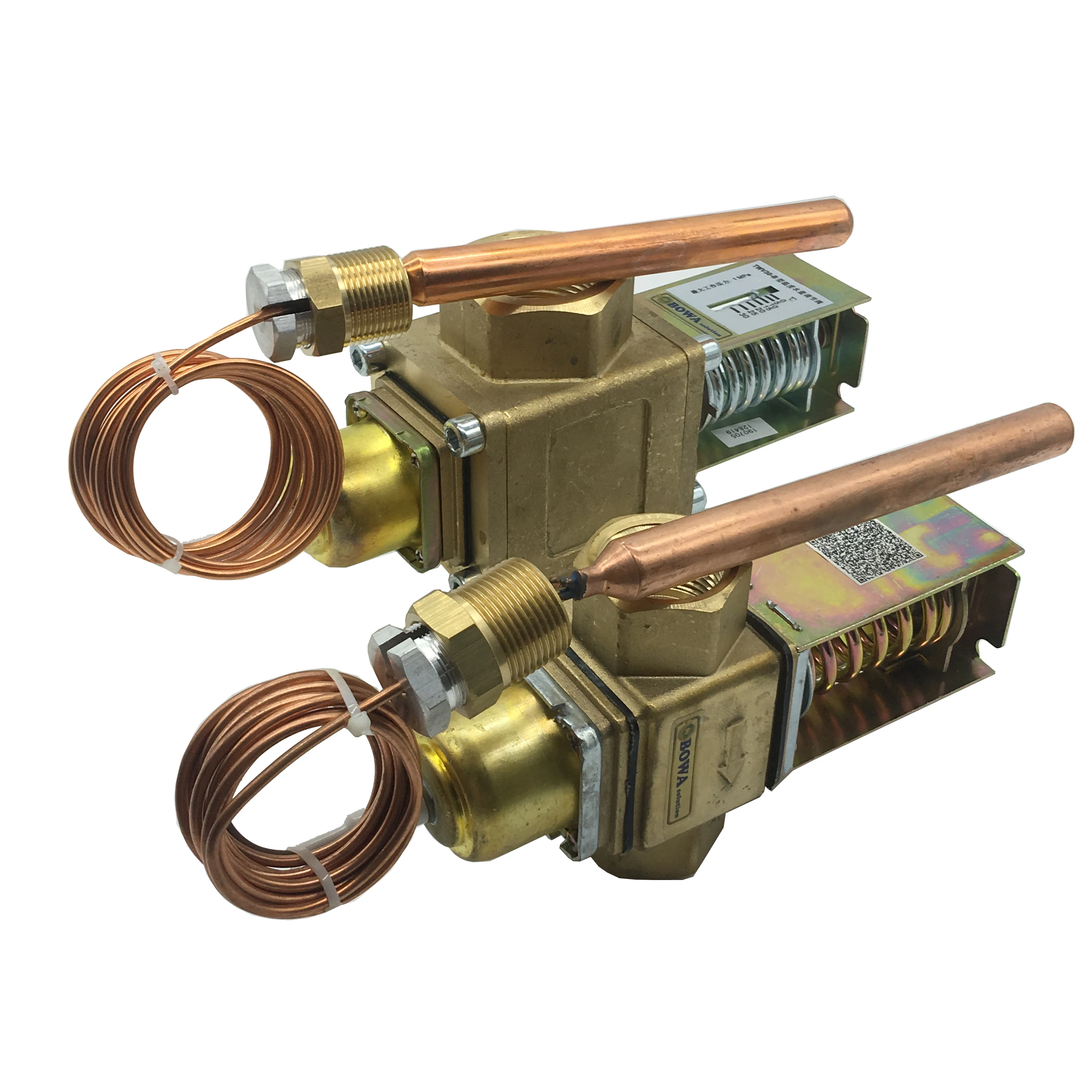 2.5m3/h KV temperature actuated water valves are used in self-acting control of floor heating without any auxiliary energy