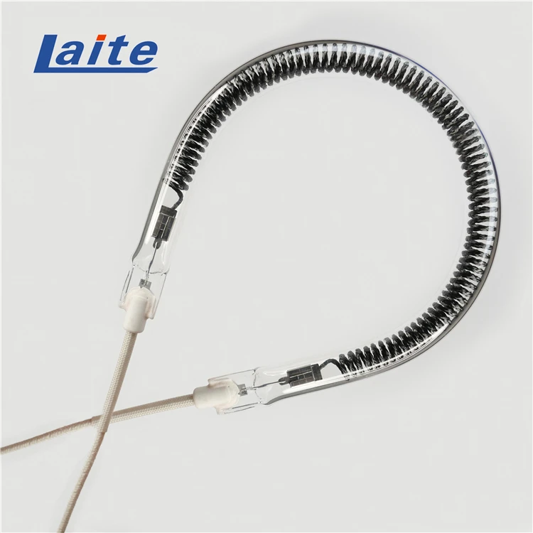 Heating element tube carbon fiber heater lamp Quartz glass far infrared