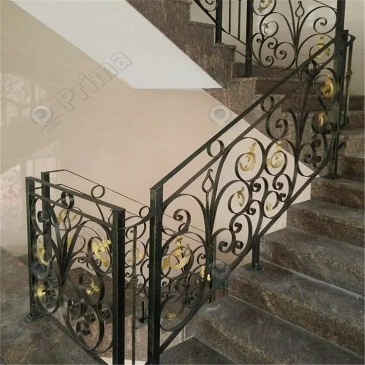 Quality guaranteed terrace baluster railing iron grill design for balcony