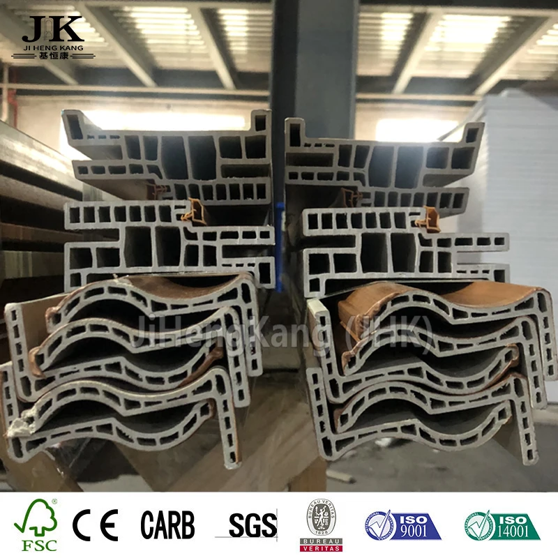 JHK-W007 готовые деревянные двери WPC дизайн пластиковые ПВХ межкомнатные качели современные апартаменты боковые открывающиеся полимерные> 850 г/см3