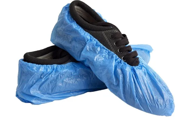 Single Use High quality disposable PE/CPE plastic shoe cover