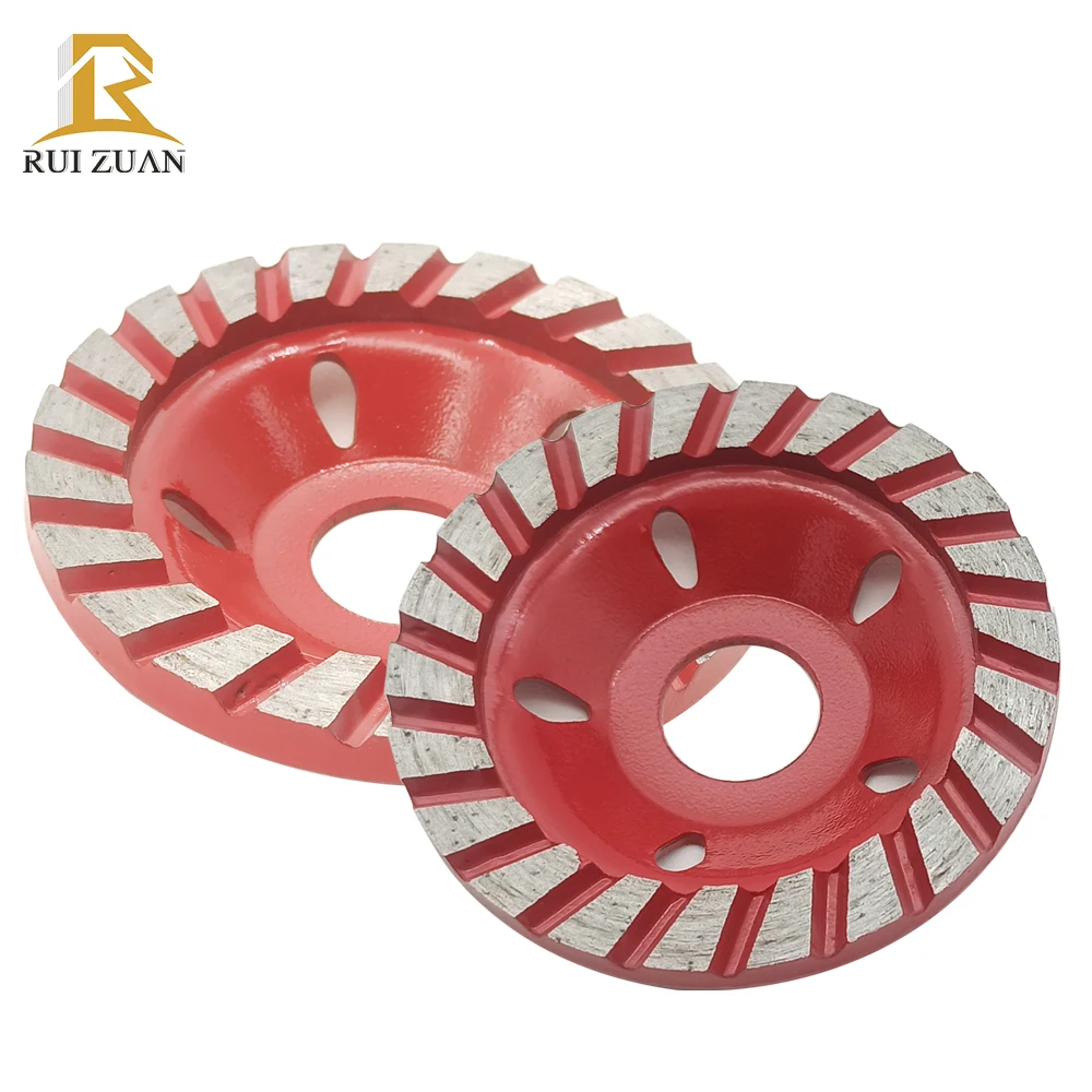 Granite grinding wheel 125mm concrete diamond cup grinding wheel polishing wheel turbo type stone